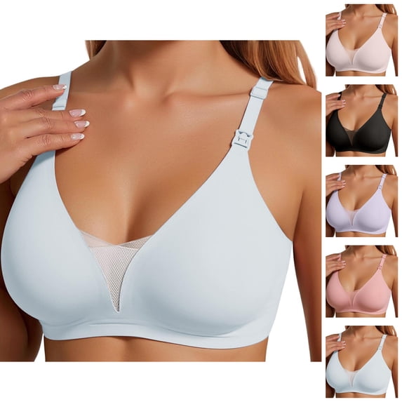Nursing Bras for Women Anti Sagging Seamless Wireless Lifting Bralettes Maternity Bra