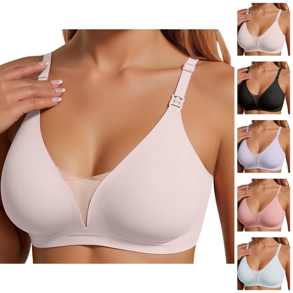 Nursing Bras for Women Anti Sagging Seamless Wireless Lifting Bralettes Maternity Bra