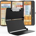 thumbnail image 1 of Nursing Clipboard Foldable Clipboard Medical: Nursing Edition Cheat Sheets 3 Layers Foldable Clipboard Nursing Pocket Size Profile Clip Nurse Clipboard Notepad for Students and Doctors(Black), 1 of 7
