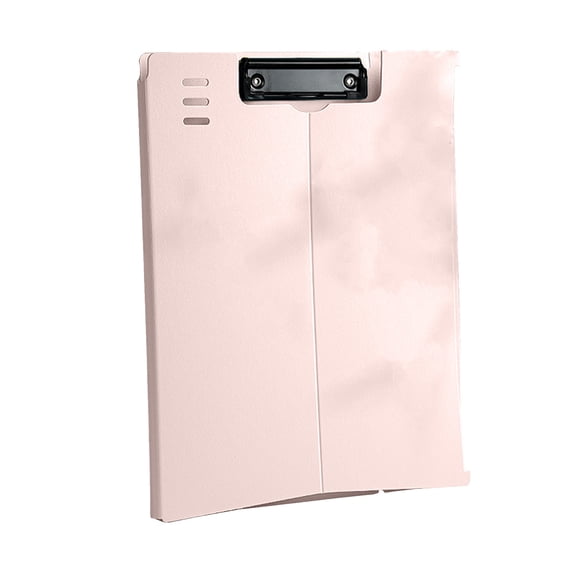 Nursing Clipboard with Storage, Heavy Duty Plastic Clipboard with Low Clip and Folding Feature for Standing Use, 12.4 x 9.25 in