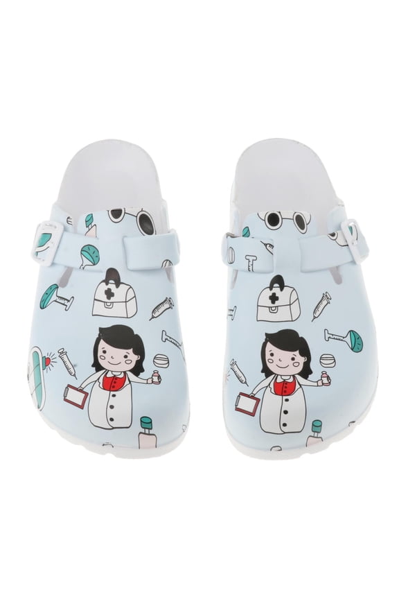 Nursing Clogs for Women, Non-Slip Medical Shoes for Healthcare Workers, Slip Resistant Waterproof Hospital Slippers, Lightweight EVA Clinic & Laboratory Shoes