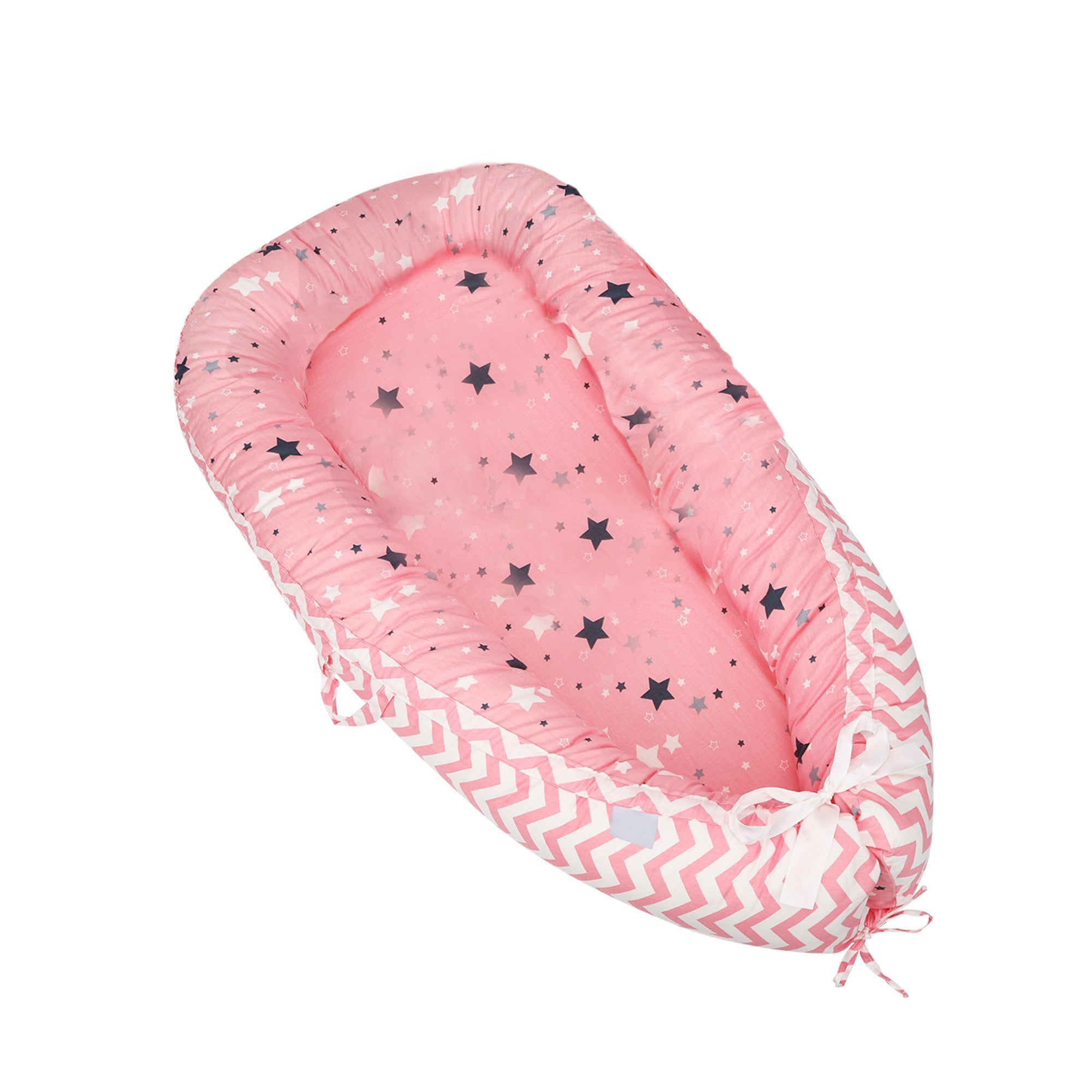 Nursing Cotton Pillow, Ergonomic Pillows, Soft Comfortable Lounger, Machine Washable, NestPink