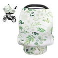 thumbnail image 1 of Nursing Cover Breastfeeding Scarf, Car Seat Covers for Babies Infant Carseat Canopy, Stretchy Soft Breathable Multi-Use Cover Ups for Stroller High Chair Shopping Cart, Baby Essentials for Summer, 1 of 6