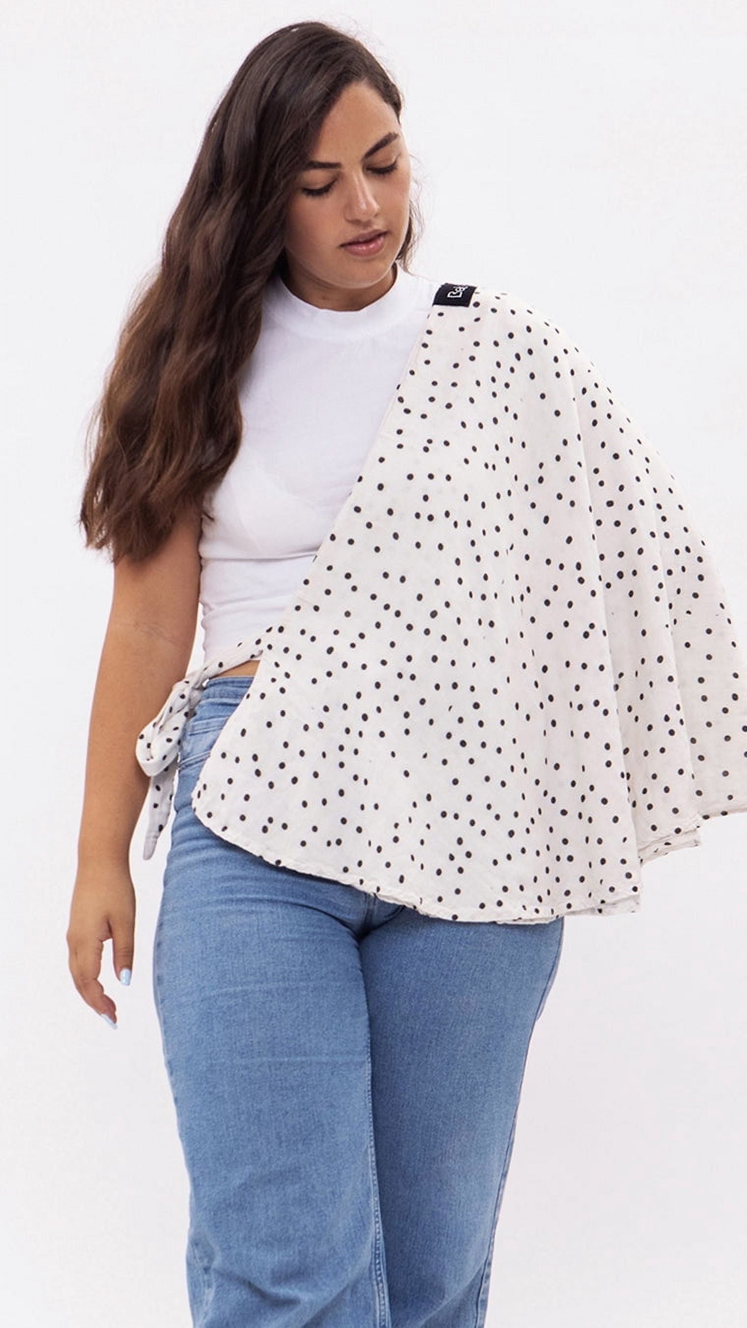 Nursing Cover for Breastfeeding 6 In 1 Stroller Cover Baby Wrapping Blanket DOT Design