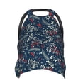 Nursing Cover for Breastfeeding Merry Christmas Winter Leaves Soft