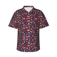 thumbnail image 1 of Nursing Cross Hawaiian Shirts For Men, Summer Short-Sleeve Relaxed-Fit Button-Down Shirts Xx-Large, 1 of 9