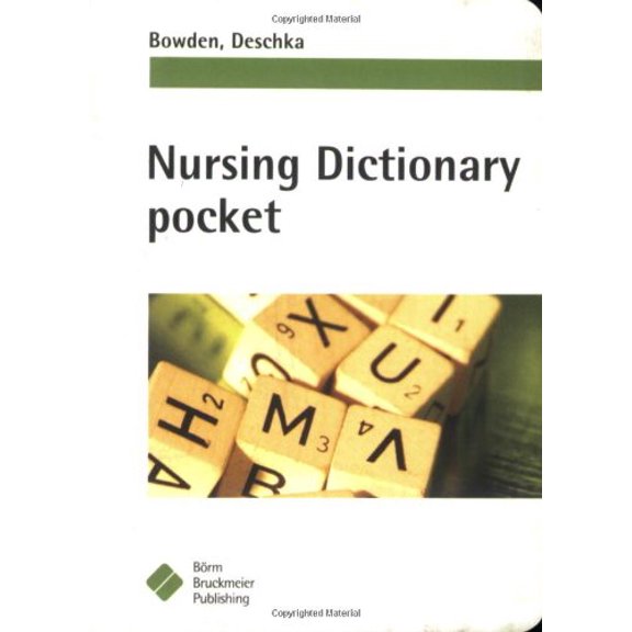 Pre-Owned Nursing Dictionary Pocket (Paperback) 1591032377 9781591032373