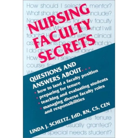 Pre-Owned Nursing Faculty Secrets (Paperback) 1560534230 9781560534235