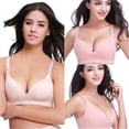 thumbnail image 1 of Nursing Feeding Bra, Sexy Cotton Sleep Nursing Feeding Pregnant Breastfeeding Bra Wire 3/4 Cup B, 1 of 5