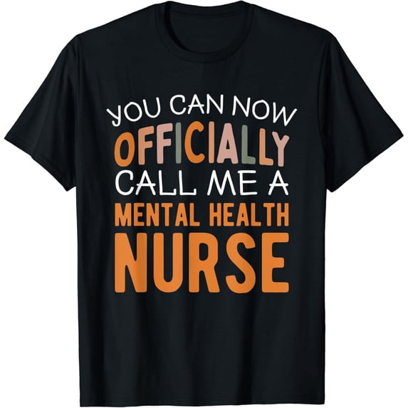 Nursing Finally A Mental Health Nurse T-Shirt Black Large
