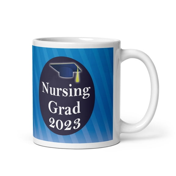 Nursing Grad 2023 Nurses Graduation Coffee Tea Ceramic Mug Office Work Cup Gift