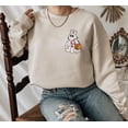thumbnail image 1 of Nursing Halloween Embroidered Sweatshirt, 1 of 1