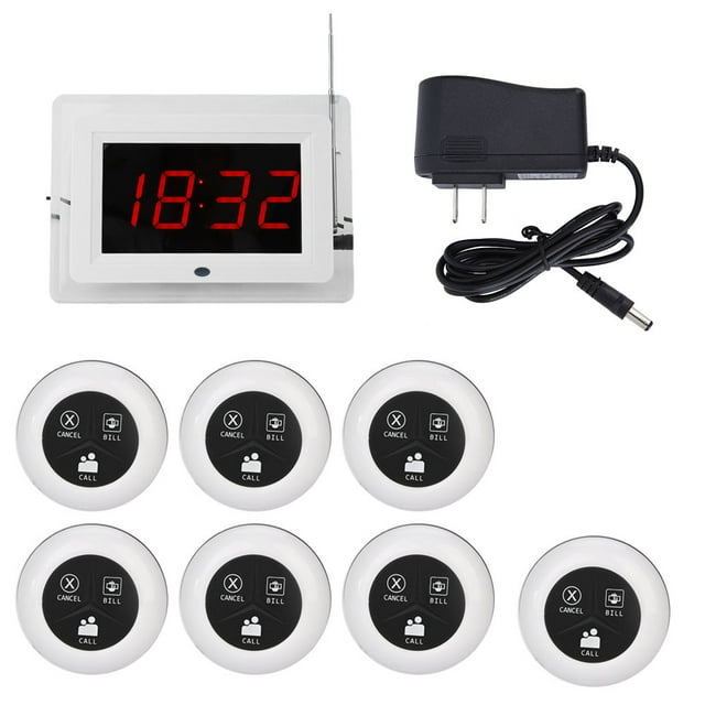 Nursing Home Emergency Pager for Elderly, US Plug, 100240V Compatible