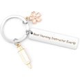 Nursing Instructor Gifts Appreciation Keychain Keyring Best Nurses Week ...