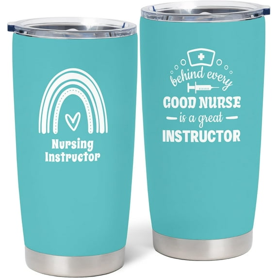 Nursing Instructor Gifts, Nursing Instructor Gifts from Student, Nurse Instructors Appreciation Gift, Nurse School Instructors Gift 20oz Tumbler