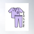 thumbnail image 1 of Nursing Outfit Of The Day Poster Wall Art, Modern Wall Decor, 8x12 UNFRAMED, 1 of 3
