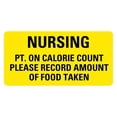 thumbnail image 1 of Nursing Patient Calorie Count Food Service Medical Labels, 1 of 1