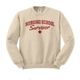 thumbnail image 1 of Nursing School Survivor Sweatshirt Unisex X-Large Sand, 1 of 5