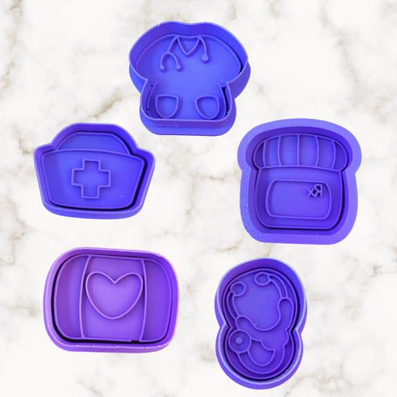 Nursing Set of 10 PC Cookie Cutters