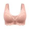 thumbnail image 1 of Nursing Sports Bra Women's Front Closure Bra Plus Size T-Shirt Bras Lace Bras for Women Front Closure Bras for Women Bras No Underwire Lace Bras for Women L, 1 of 5
