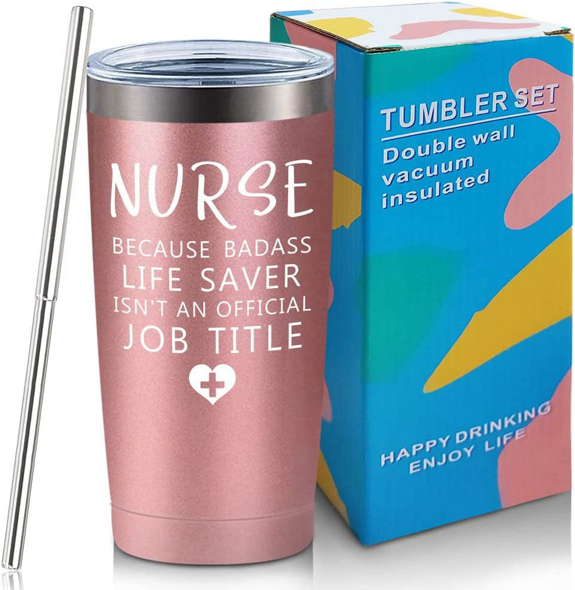 Nurse Travel Mug, Nurse Gifts Under 20 Dollars, Fun Inexpensive Gifts for  Coworkers Under 30 Dollars, Job Profession Gifts for Nurses 