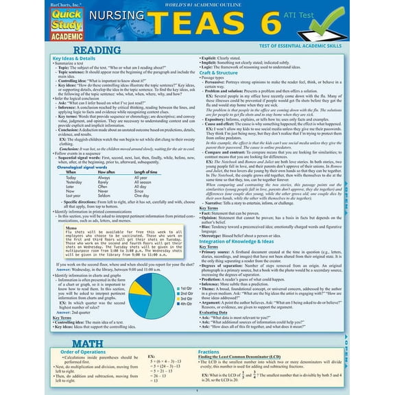 Nursing TEAS Guide (Other)