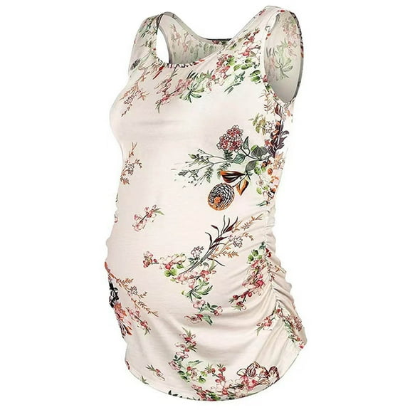 Nursing Tops Women's Maternity Mom Raglan Sleeve Shirts Short Sleeve Shirts Layered Maternity Breastfeeding Clothes Pregnant Blouse Loose Fit Mama Clothes T-Shirt Tunic Tee Top Blouse White S