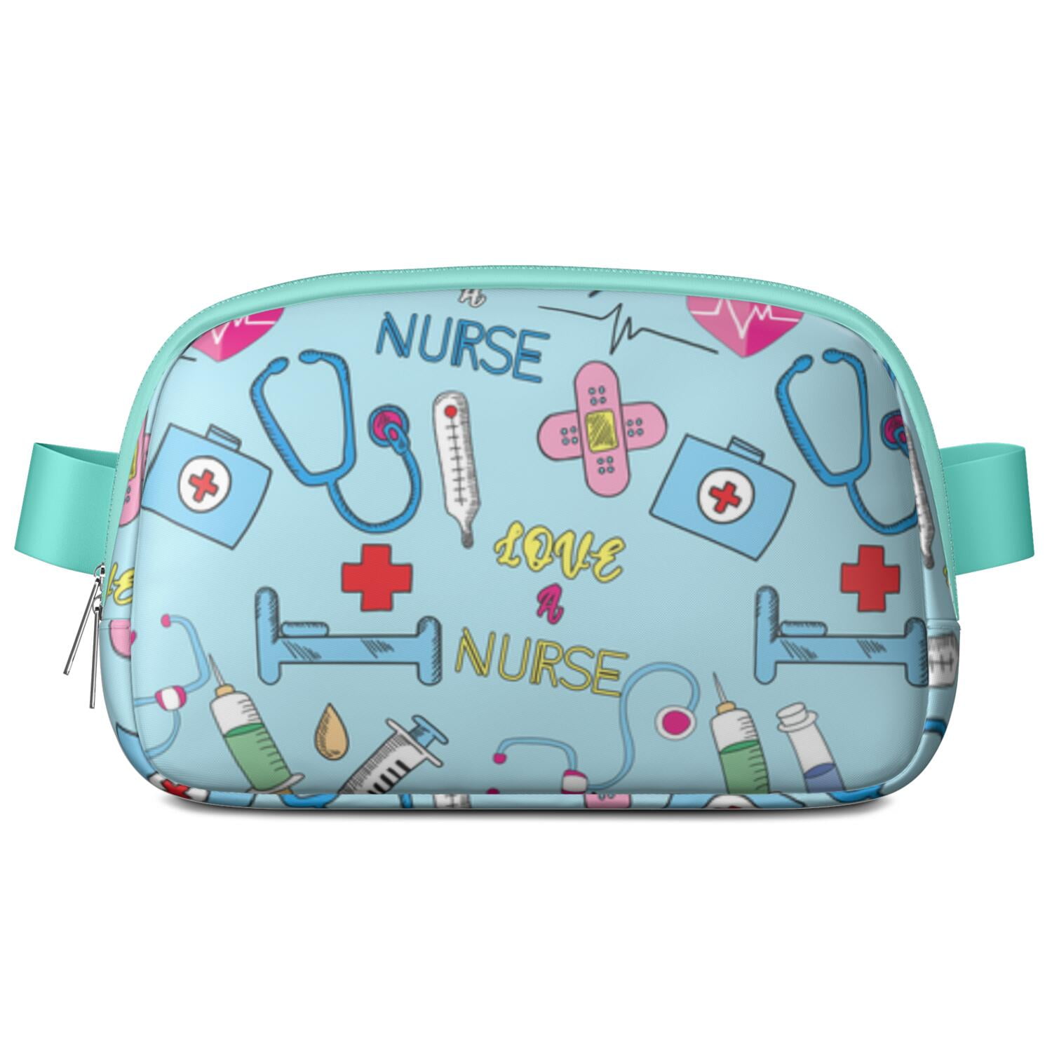 Nursing Waist Bag for Women – Adorable “Saving Lives Every Day” Nurse Fanny Pack with Cute & Funny Design for Everyday Hospital Use