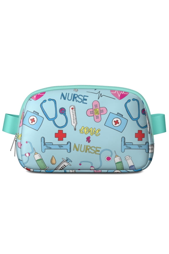 Nursing Waist Bag for Women – Adorable “Saving Lives Every Day” Nurse Fanny Pack with Cute & Funny Design for Everyday Hospital Use