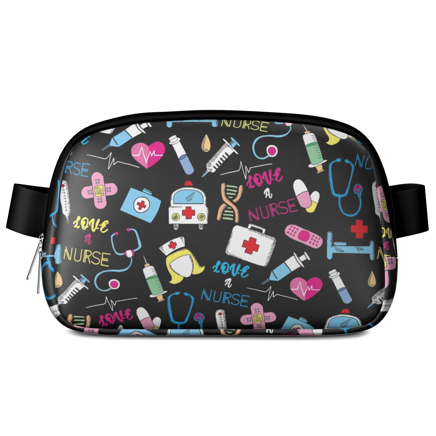 Nursing Waist Bag for Women – Adorable “Saving Lives Every Day” Nurse Fanny Pack with Cute & Funny Design for Everyday Hospital Use