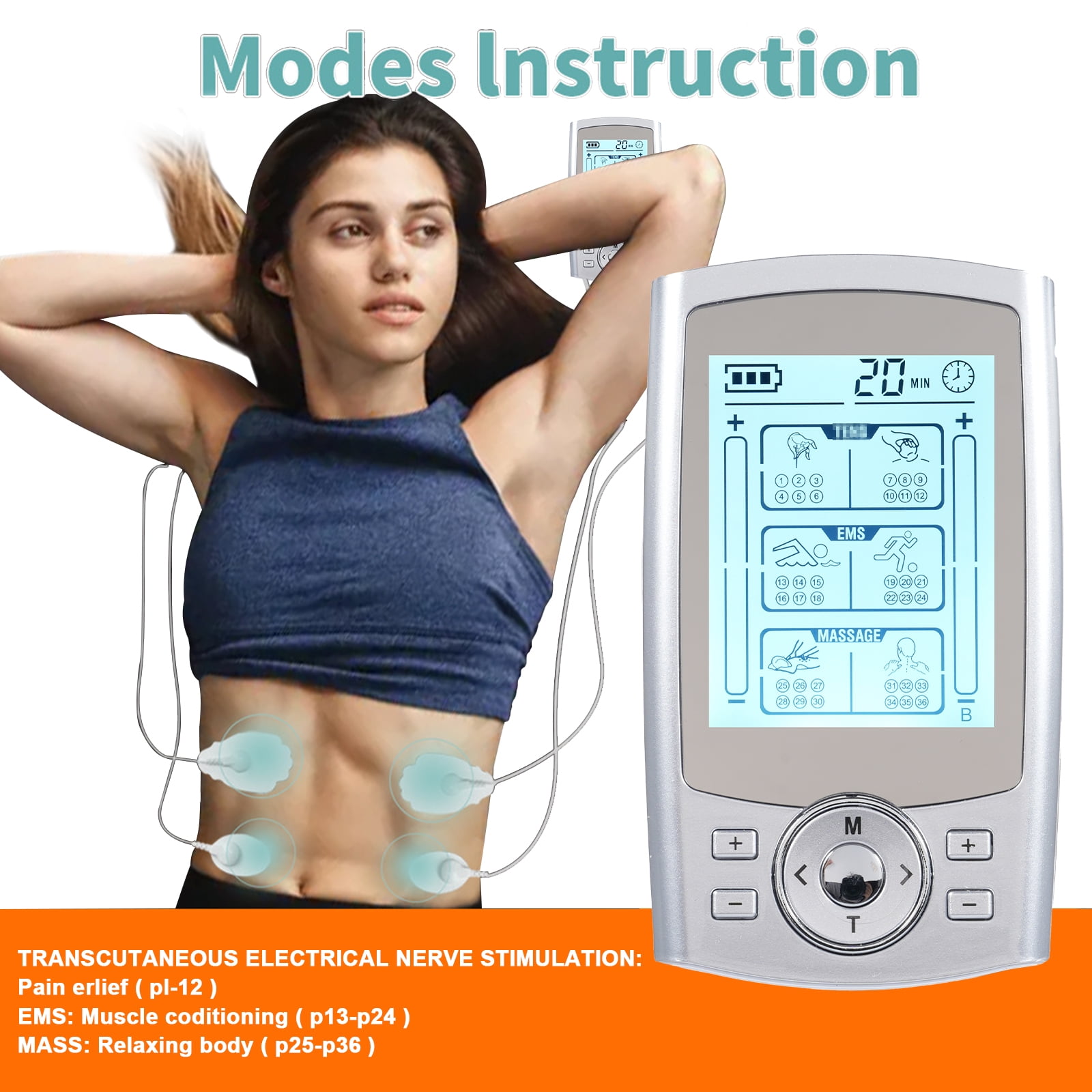 Nursing instrument,Channels With Muscle 36 Channels Muscle 20 36 Adjustable Muscle 20 Muscle 36 Modes 20 2 Channels Modes And 20 Muscle Channels Muscle Recovery And And 20 2