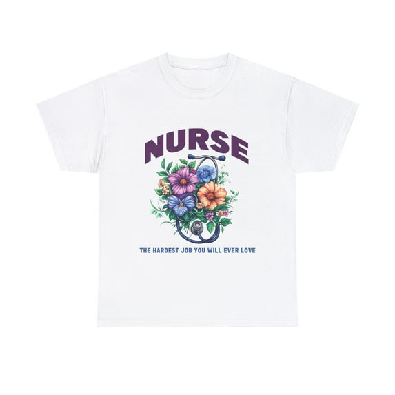 Nursing the Hardest Job You Will Ever Love shirt, RN LPN CNA...ID-0314-LHR6
