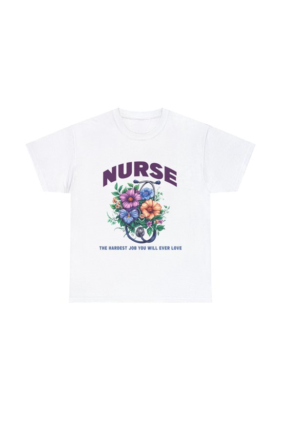 Nursing the Hardest Job You Will Ever Love shirt, RN LPN CNA...ID-0314-LHR6
