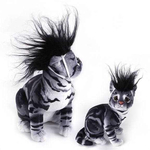 Pet Headwear Halloween Cosplay Accessory, Adjustable Synthetic Wig Fit for Dogs and Cats Daily Holiday Party Pet Supplies