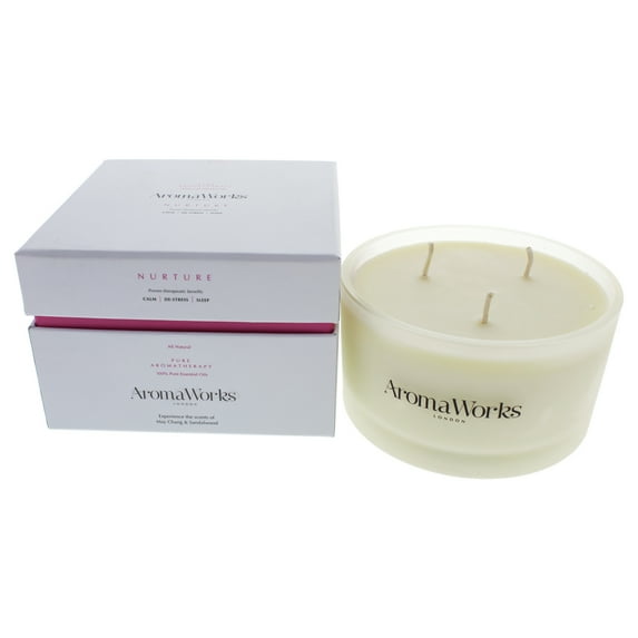 Nurture Candle 3 Wick Large by Aromaworks for Unisex - 14.1 oz Candle