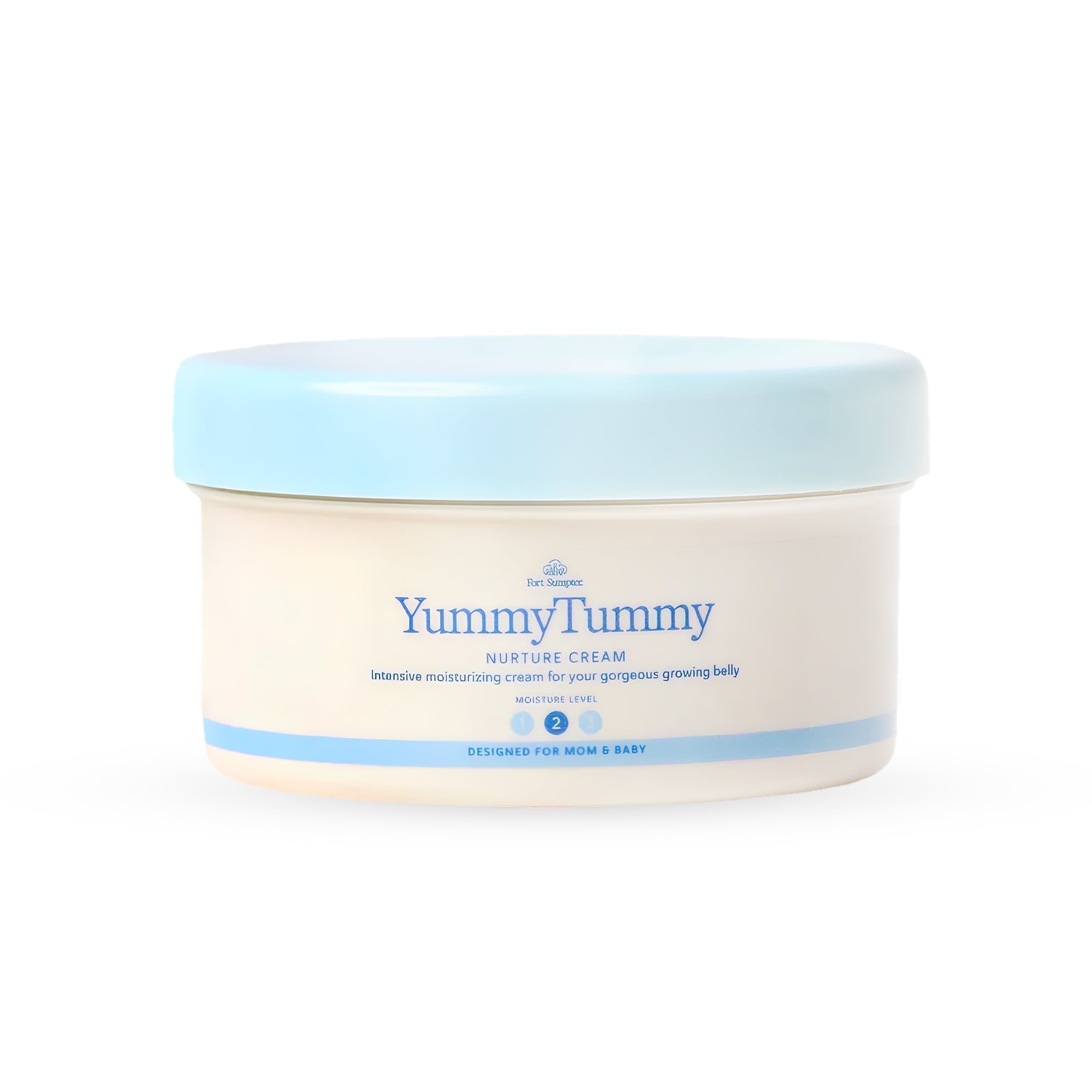 Yummy Tummy by Fort Sumpter Nurture Stretch Mark Cream with Shea Butter, Pregnancy and Postpartum Skin Care, 5.9 fl oz