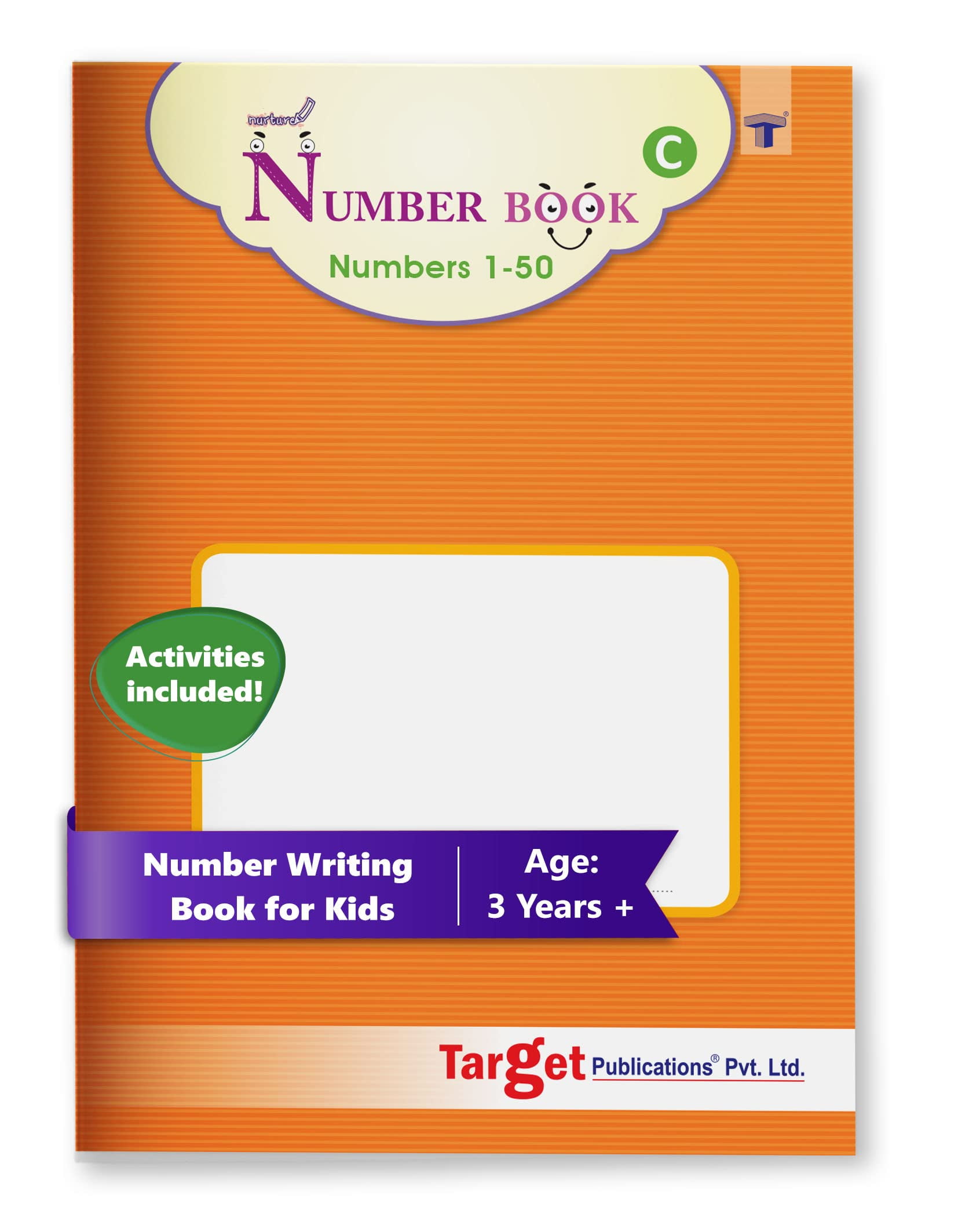 Nurture Number Writing Books for Kids | Part C - 1 to 50 | 3 to 5 Year ...