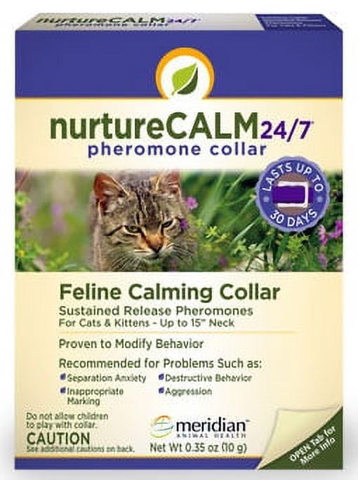 Picture of NurtureCalm 24/7 Pheromone Collar - Stress and Anxiety Relief for ...