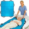 thumbnail image 1 of NurtureCare 3-Layer Comfort Positioning Bed Pad with Handles, Nylon, Waterproof, 48" x 40", Aqua, 1 of 10
