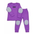 thumbnail image 1 of NurtureNauts Explorer’s Choice Padded Toddler Shirt & Pants Set with Knee & Elbow Pads - Purple - 18-24 Months, 1 of 5