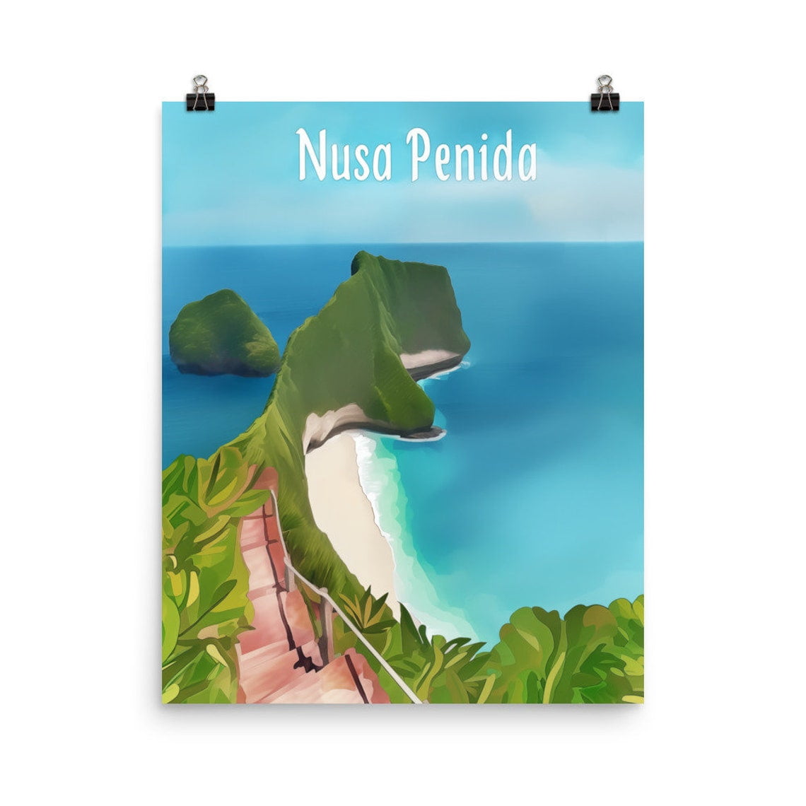 Penida Formula Nusa Penida Poster, Kelingking Beach Bali, Southeast Asia Coastal ...