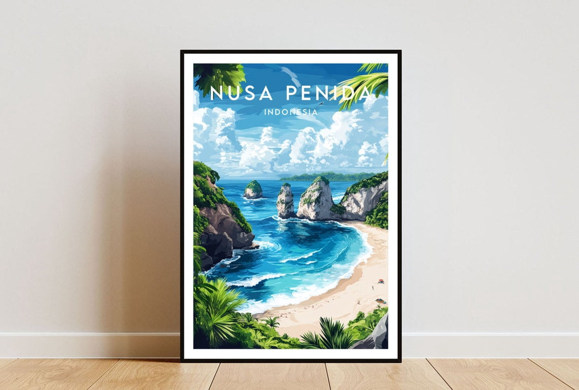 Penida Formula Nusa Penida Travel Indonesia Poster, Travel Inspired Home, Office And ...