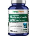 thumbnail image 1 of NusaPure Dihydromyricetin (DHM) 1,000mg 60 Veggie Tablets (No GMO & 100% Vegetarian), 1 of 5