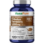 Tribulus Terrestris, Non-GMO, Vegan, 1000mg, 120 Vcapsules - 60 Servings