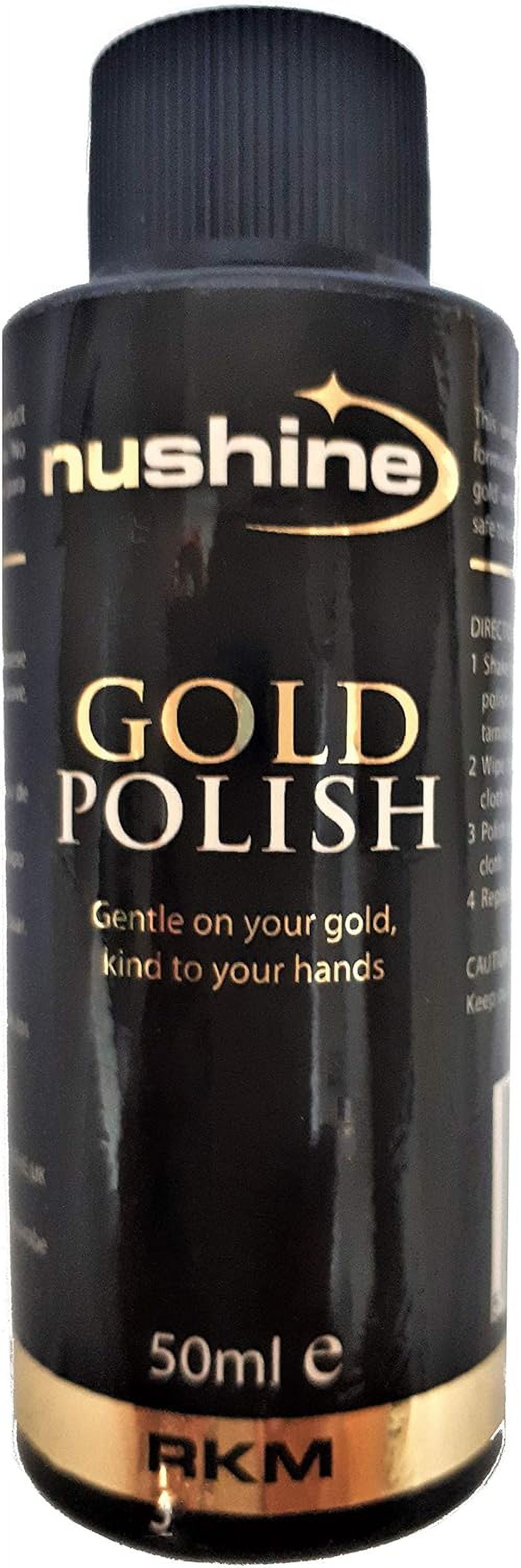 Nushine Gold Polish 1.7 oz Ecofriendly formula works effortlessly