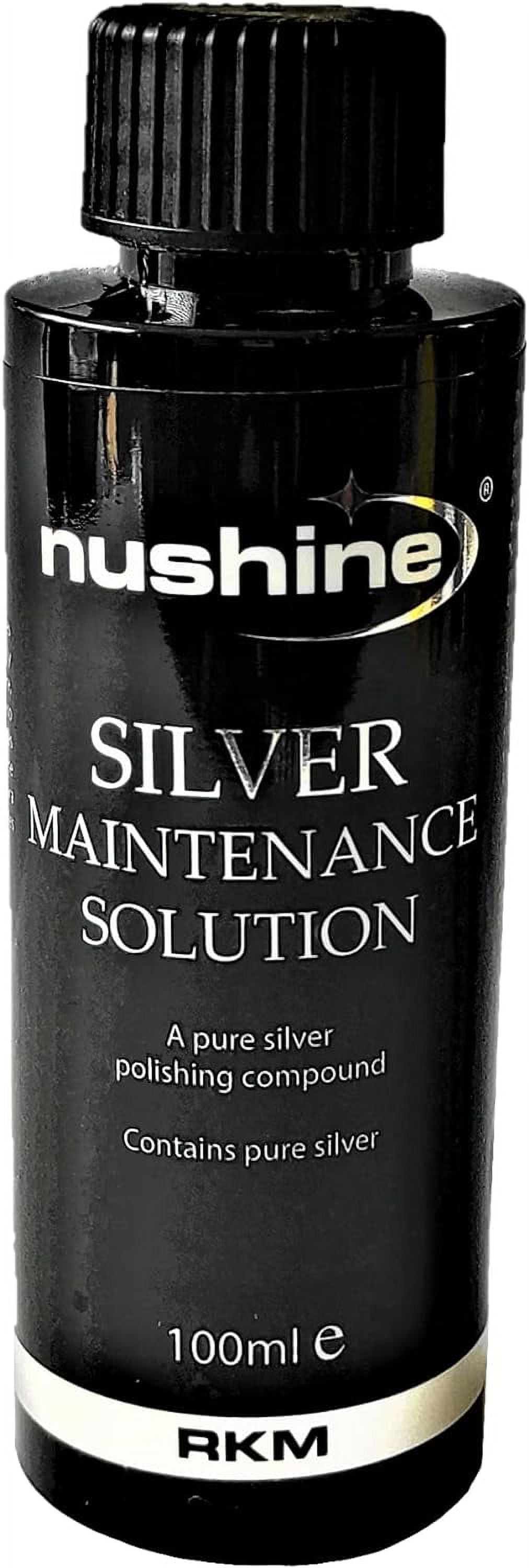 Nushine Silver Maintenance Solution 100ml - Pure Silver Polishing Compound