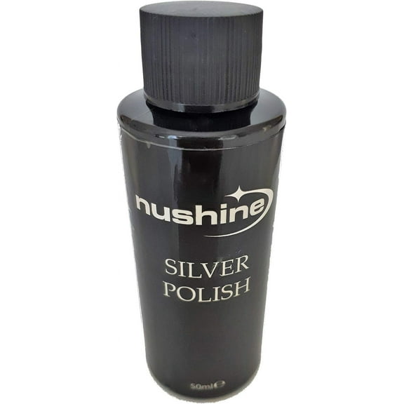 Nushine Silver Polish 1.7 Oz- ecofriendly Formula removes Heavy Tarnish effortlessly