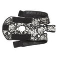 thumbnail image 1 of Nusupport Adjustable Knee Support (Black/White Roses) Medium, 1 of 2