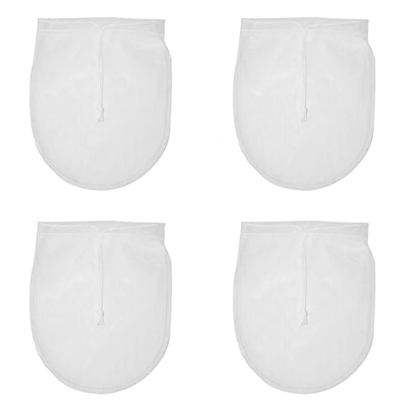 Nut Bag Reusable 12" X 10" Cheesecloth Bags For Straining Almond/Soy Greek Yogurt Strainer Nut Bag For Cold Brew Coffee Tea Beer Juice Nylon Mesh Cheese Cloth(4PCS)