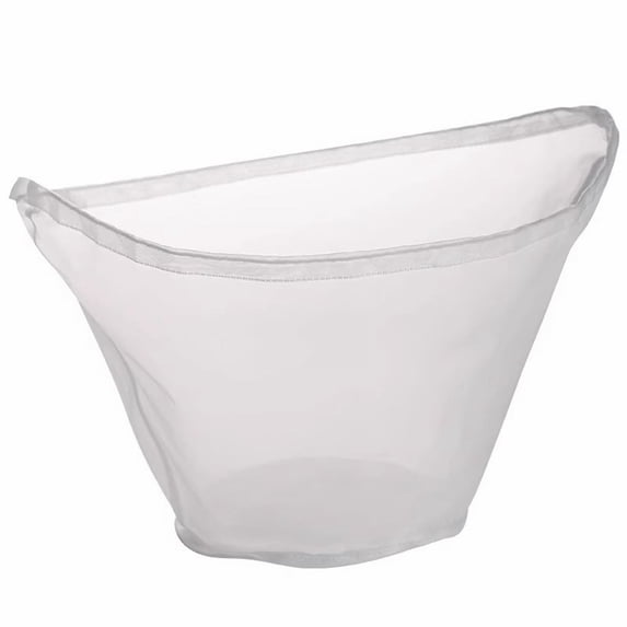 Nut Bag for Straining, Available in 3 Sizes, Reusable Nylon Cheesecloth for Soy Milk, Durable Nut Bag Soy Bag Dumpling Filling Bag Cheese Cloth Bag for Straining, 1Pc, Easy to Clean(White2,19x7")